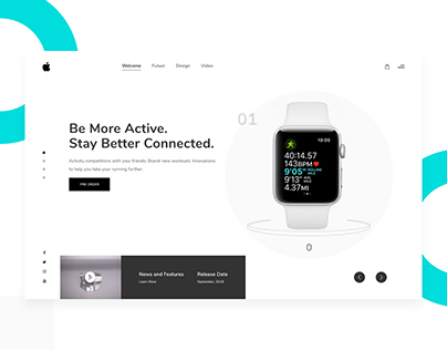 Apple WatchOS 5–极简网站模板
