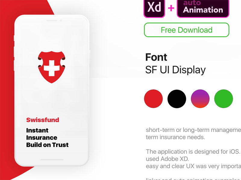 保险App应用程序概念设计插图
