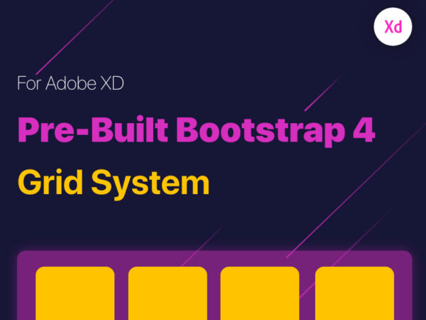 AdobeXD的Bootstrap4网格系统