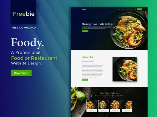 餐厅网站设计模板