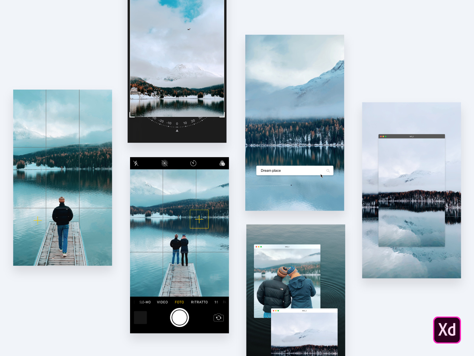 冬季Instagram故事模板插图