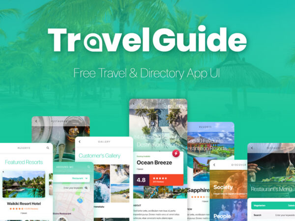 旅游和目录应用程序概念设计